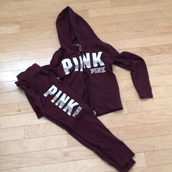 victoria secret matching sweat suit
